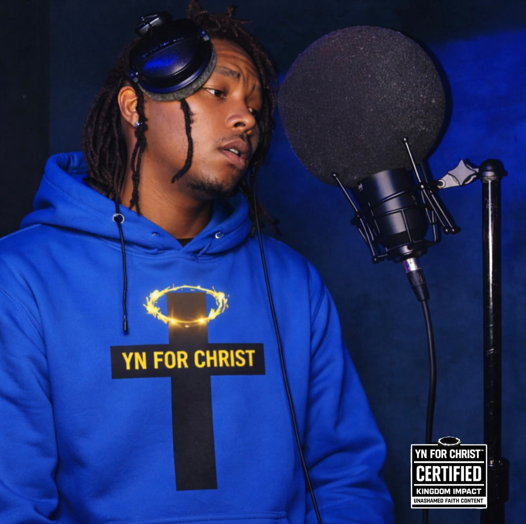 Blessing Blue Covenant NFLUENCER Hoodie | Design By PRIIZZY | YN FOR CHRIST™