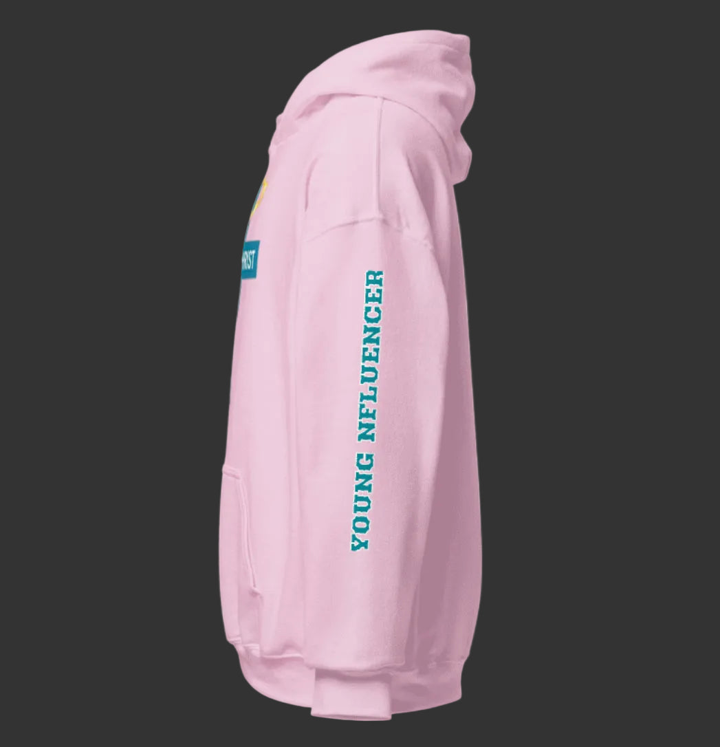 DRESSED LIKE A LILY PINK NFLUENCER HOODIE | Design By PRIIZZY | YN FOR CHRIST™