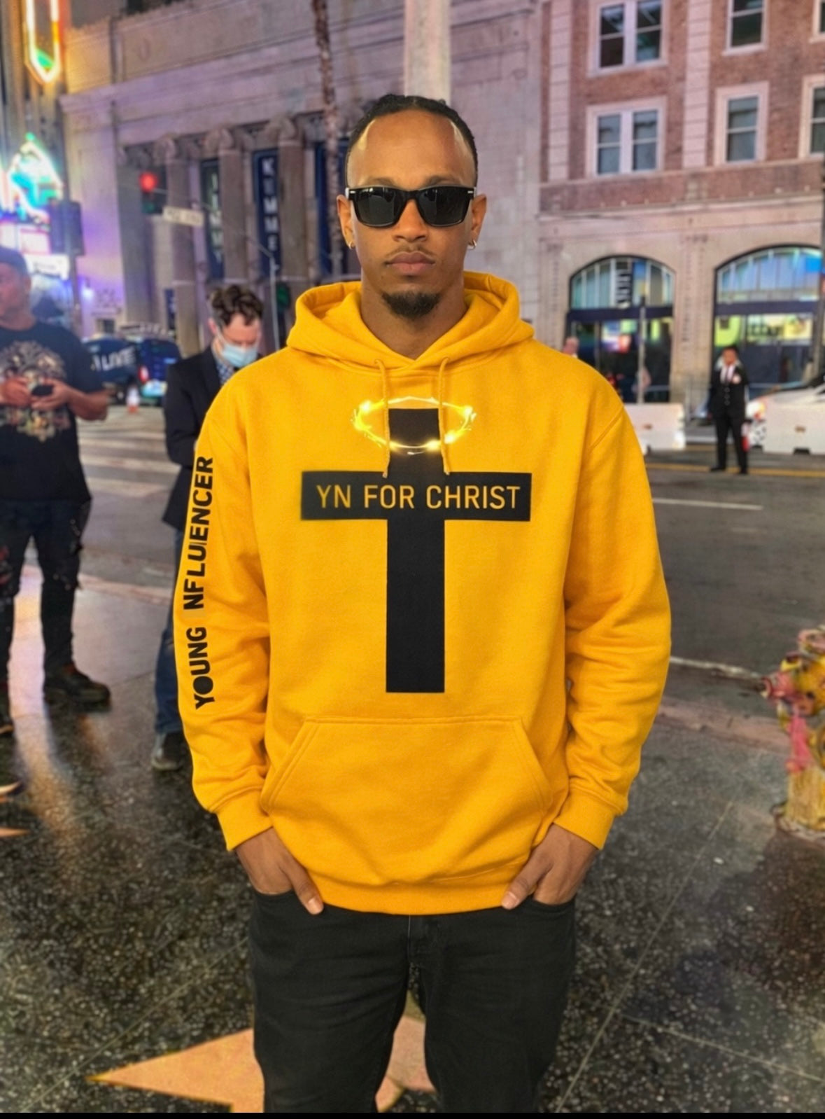 GOLDEN GRACE EXODUS EDITION NFLUENCER HOODIE | Design By PRIIZZY | YN4C™