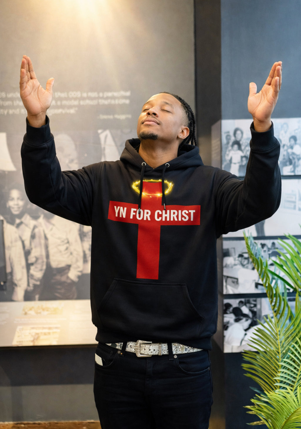 SHADOW OF MOST HIGH LIMITED EDITION NFLUENCER HOODIE | Design By PRIIZZY | YN4C™